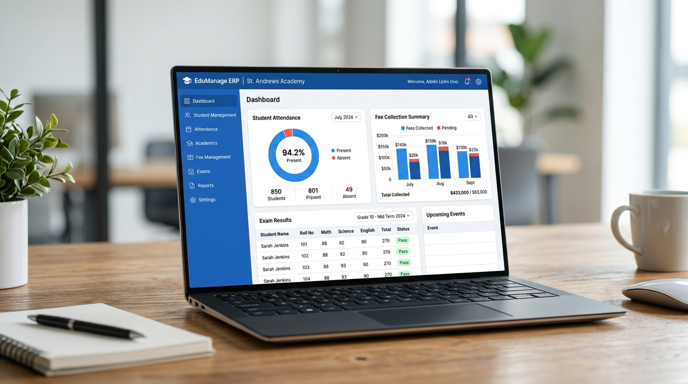 The Digital Campus Revolution: Why Modern Institutes Are Ditching Paper Registers for Cloud Management ERPs — Deep11 Technical Architecture Blueprint