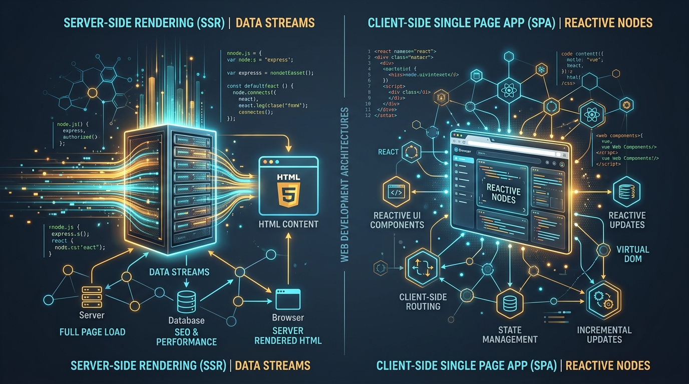 Server-Side Rendering (SSR) vs Single-Page Applications (SPA): Choosing the Right Architecture for SEO and Speed