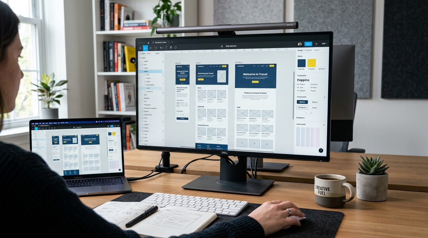 Website Designing — Dashboard Preview